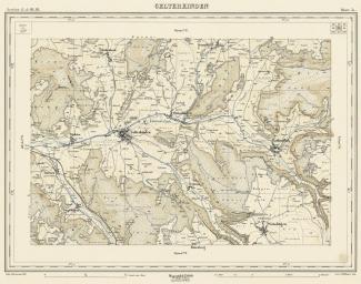 historische Karte von 1876